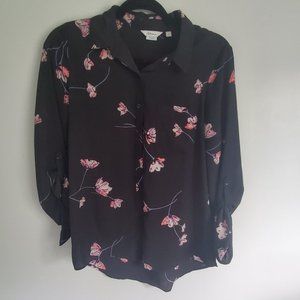 Floral button up